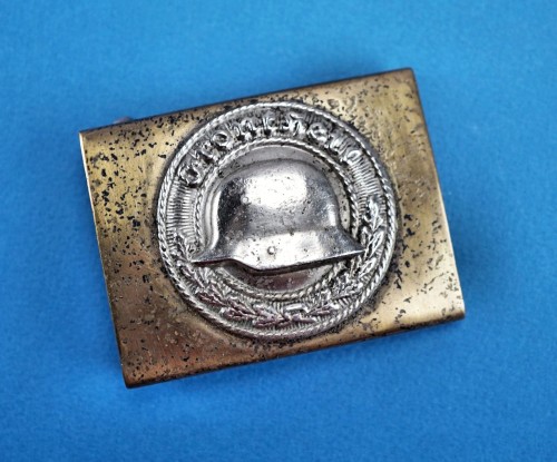 SOLD - Frontheil Stahlhelm Belt Buckle