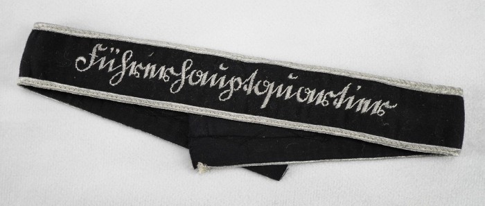 SOLD - Führerhauptquartier Cuff Title in Bullion