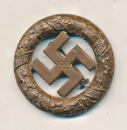 SOLD - Gau München Honor Badge