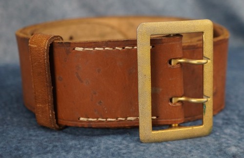 SOLD - Gold Double Claw Officer's Belt & Buckle