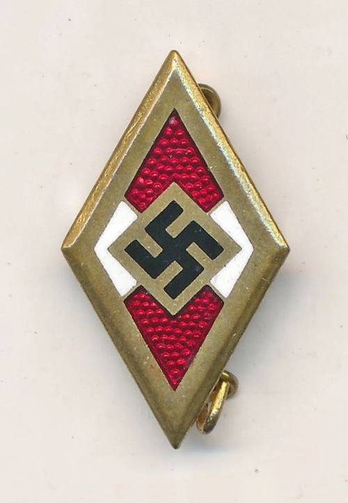 SOLD - Golden Hitler Youth Honor Badge