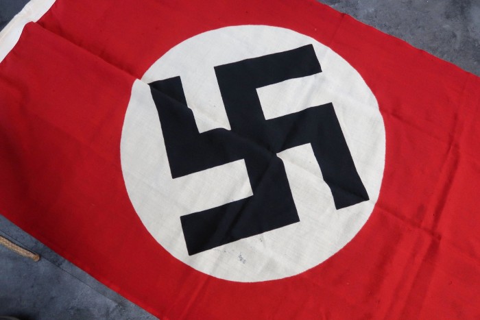 SOLD - Gösch 80x135 NSDAP Flag w/ Maker Tag - Image 3