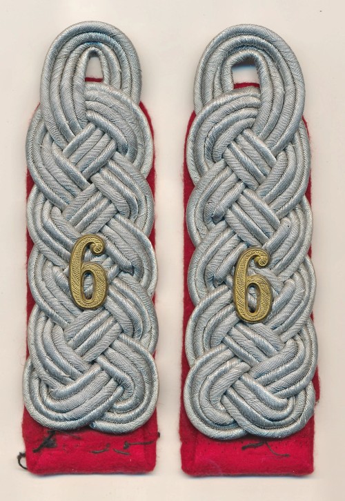 SOLD - Heer Artillery Major Shoulder Boards