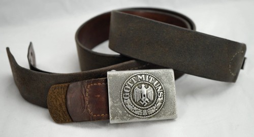 SOLD - Heer EM/NCO Belt & Buckle