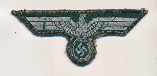 SOLD - Heer Flatwire Officer Breast Eagle