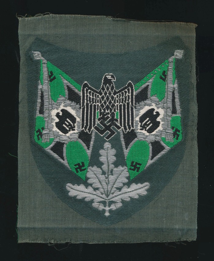 SOLD - Heer Gebirgsjäger Waffenrock Standard Bearer Sleeve Shield