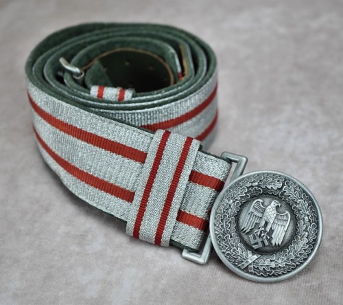 SOLD - Heer Musician Officer Brocade Belt and Buckle