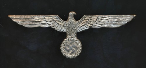 SOLD - Heer Officer's Metal Summer Tunic Breast Eagle