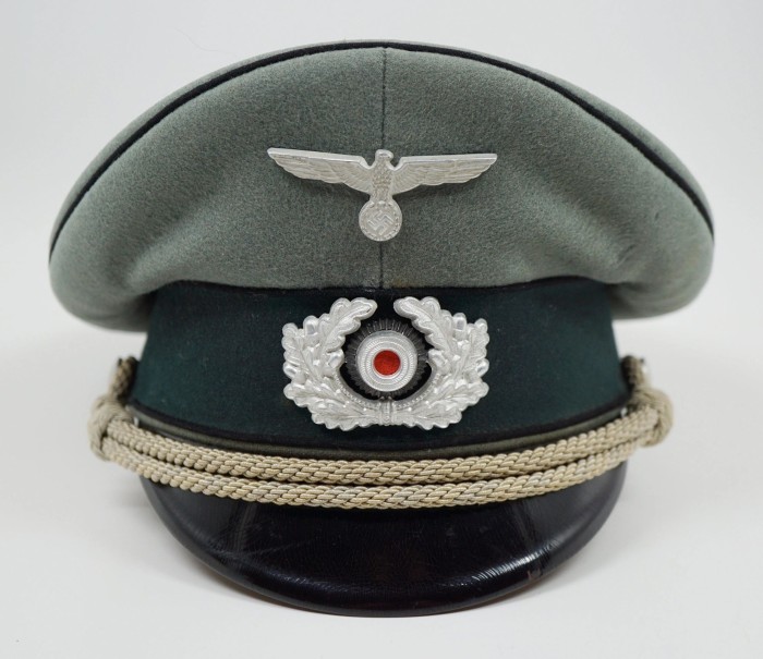 SOLD - Heer Pioneer Officer Visor Cap