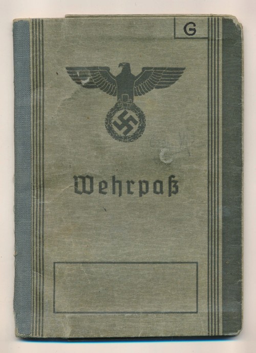 SOLD - Heer Wehrpass for Construction Regiment