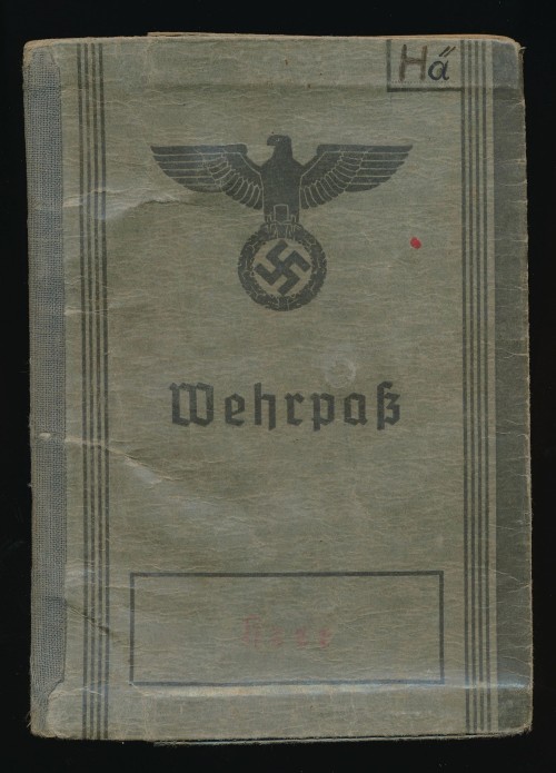 SOLD - Heer Wehrpass for Construction Regiment