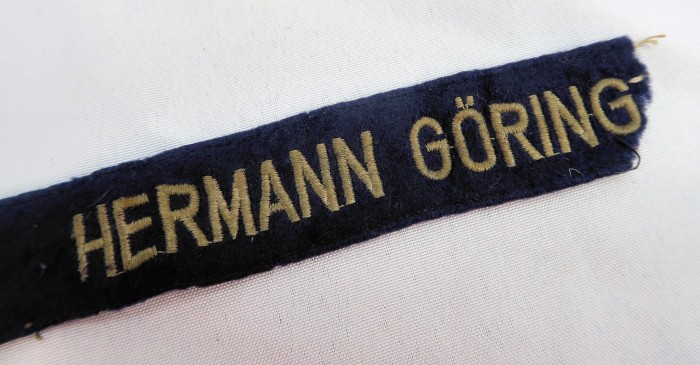 SOLD - Hermann Göring Regiment Luftwaffe cuff title remnant