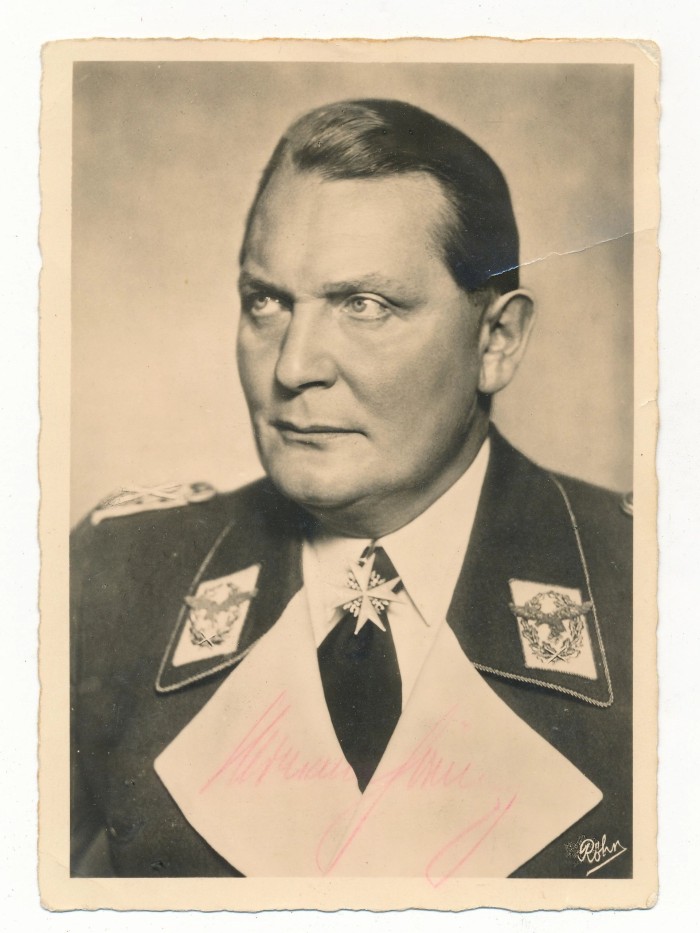 SOLD - Hermann Göring Signed Postcard