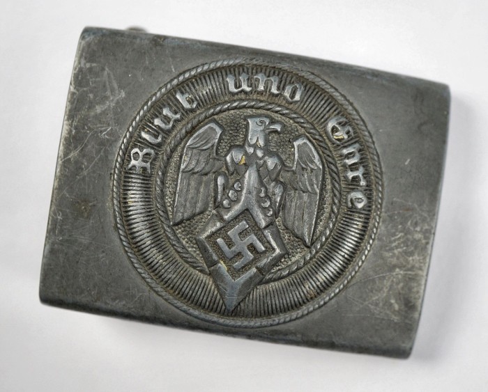 SOLD - Hitler Youth Belt Buckle Produced in Zinc