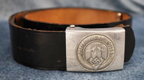 SOLD - Hitler Youth Belt & Buckle in Aluminum