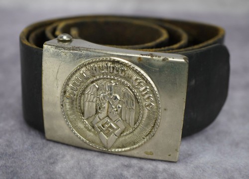 SOLD - Hitler Youth Belt & Buckle in Nickel