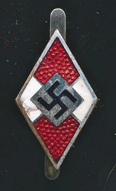 SOLD - Hitler Youth Dagger Grip Enamel