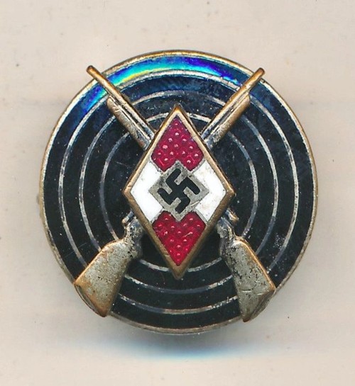 SOLD - Hitler Youth Marksmanship Pin