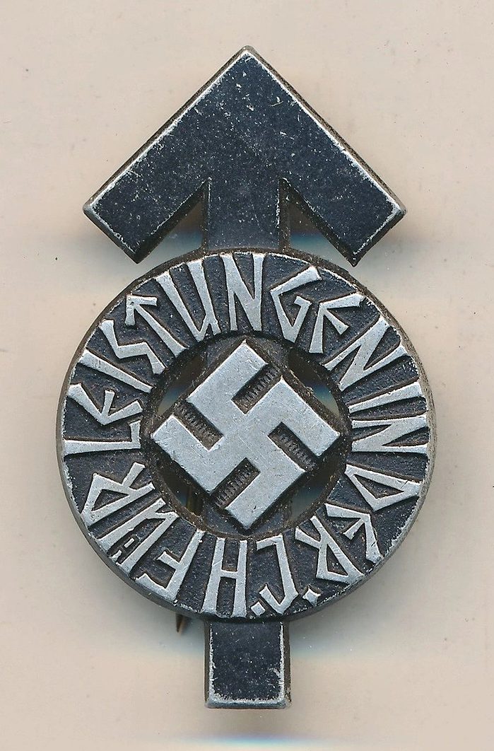 SOLD - Hitler Youth Proficiency Badge in Black