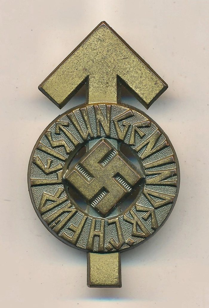 SOLD - Hitler Youth Proficiency Badge in Bronze