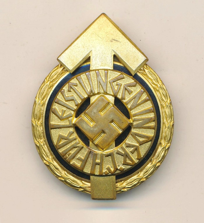 SOLD - Hitler Youth Proficiency Badge in Gold