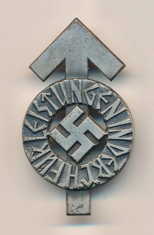 SOLD - Hitler Youth Proficiency Badge in Silver