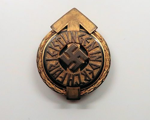 SOLD - Hitler Youth proficiency badge in gold