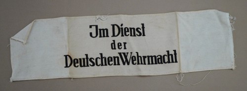 SOLD - Im Dienst der Deutschen Wehrmacht Armband