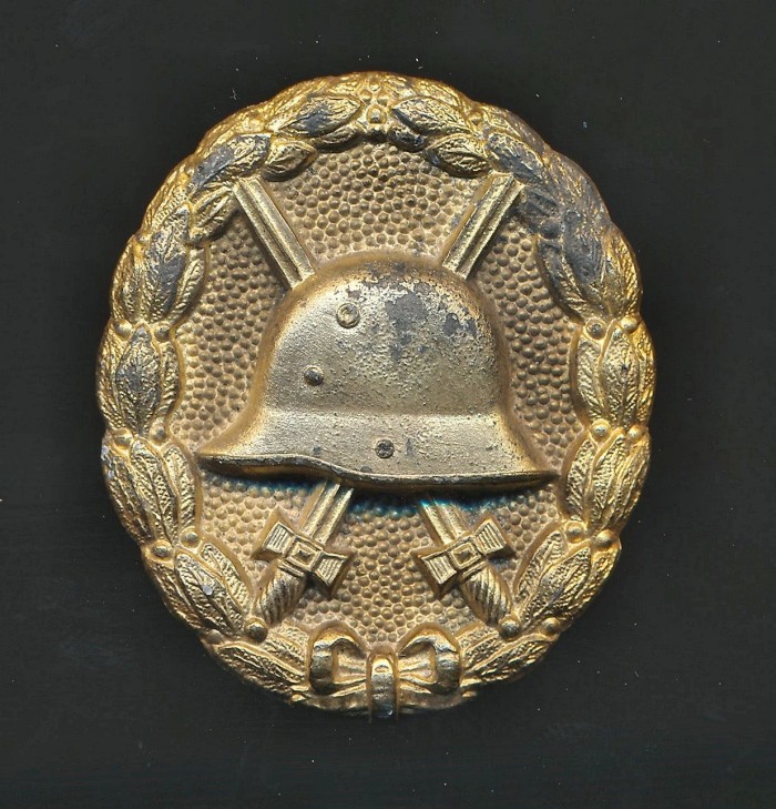 SOLD - Imperial Gold Wound Badge