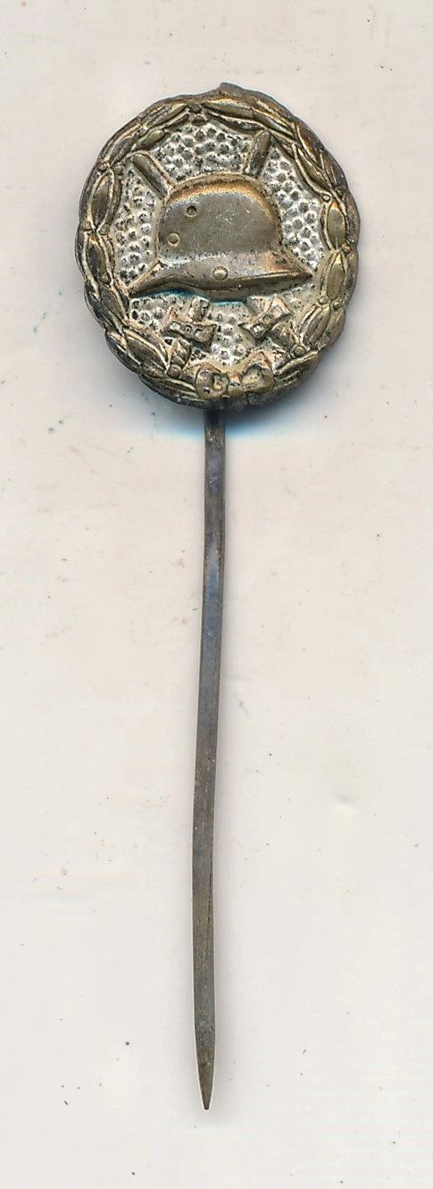 SOLD - Imperial Wound Badge in Silver Stickpin