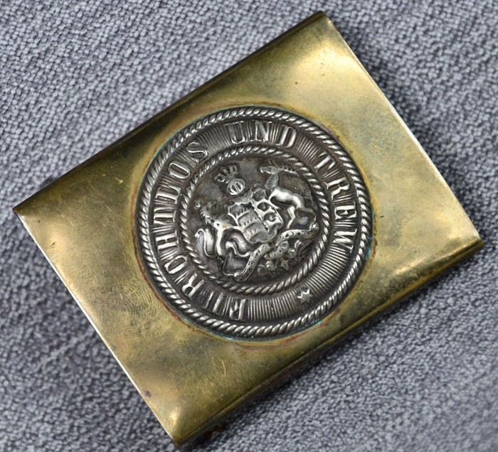 SOLD - Imperial Württemberg Enlisted Man Belt Buckle