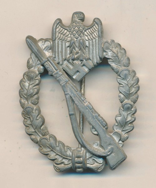 SOLD - Infantry Assault Badge in Silver by Assmann