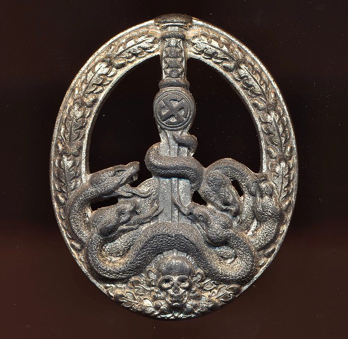 SOLD - Juncker Type 2.1 Anti Partisan badge in silver