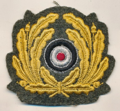 SOLD - Kriegsmarine Coastal Artillery Visor Cap Wreath