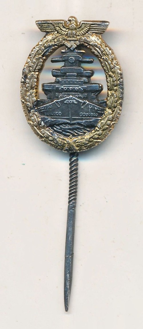 SOLD - Kriegsmarine High Seas Fleet Badge Stickpin