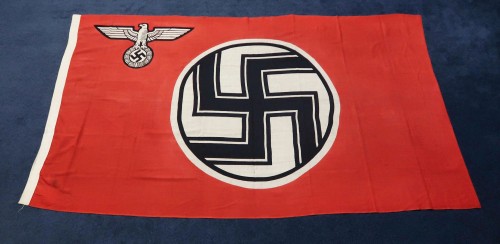 SOLD - Kriegsmarine Marked 1.5x2.5 State Service Flag