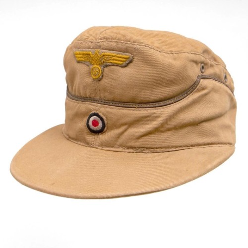 SOLD - Kriegsmarine Officer Tropical M40 Cap