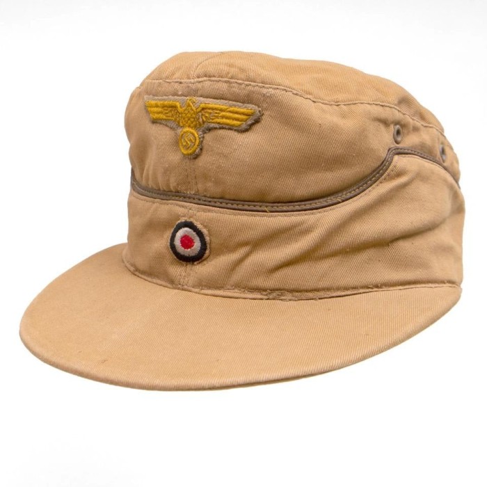 SOLD - Kriegsmarine Officer Tropical M40 Cap