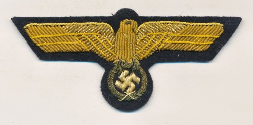 SOLD - Kriegsmarine Officer's Bullion Breast Eagle