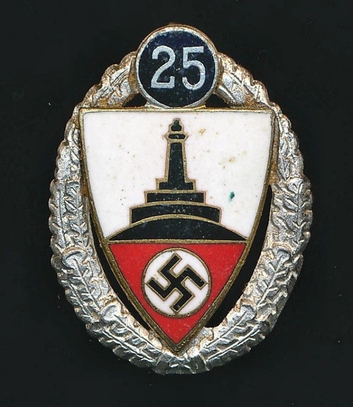 SOLD - Kyffhäuserbund 25 Year Membership Pin