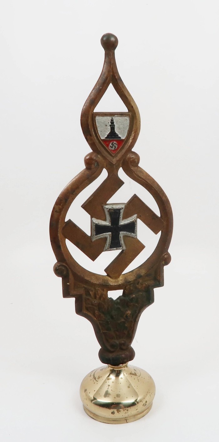 SOLD - Kyffhäuserbund Flag Pole Topper