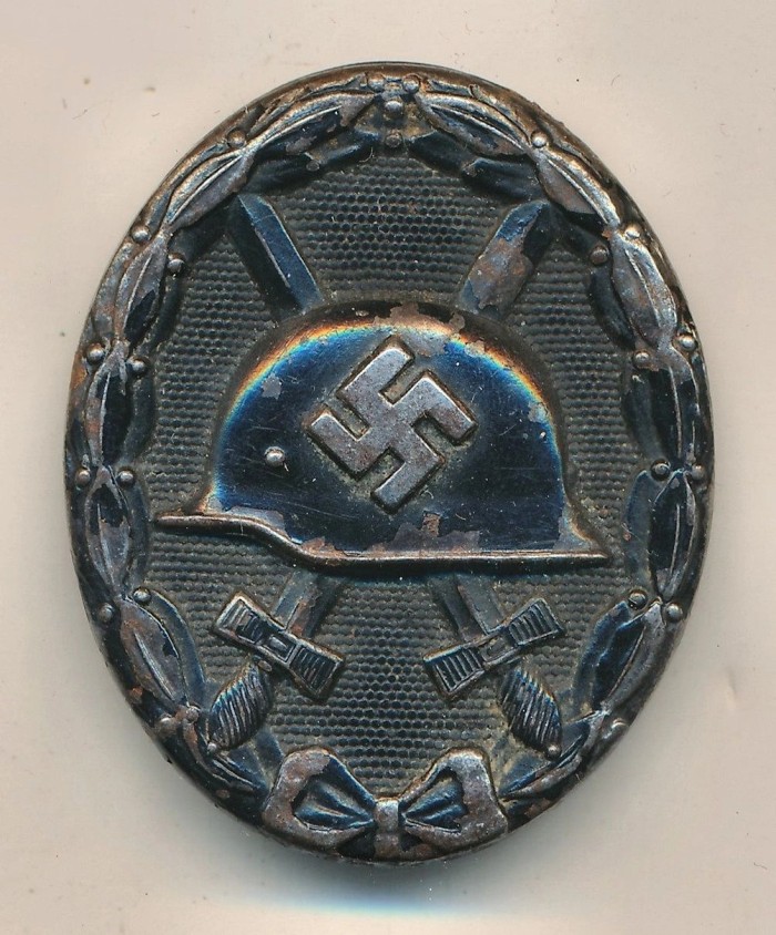 SOLD - L/54 Marked Black Wound Badge