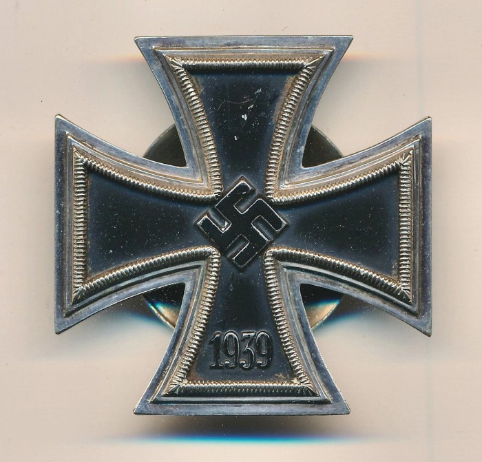 SOLD - L58 Marked Iron Cross First Class Screwback