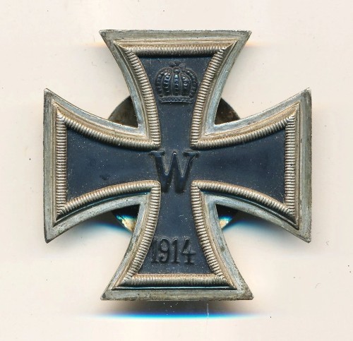 SOLD - L/59 Marked 1914 Iron Cross First Class Screwback