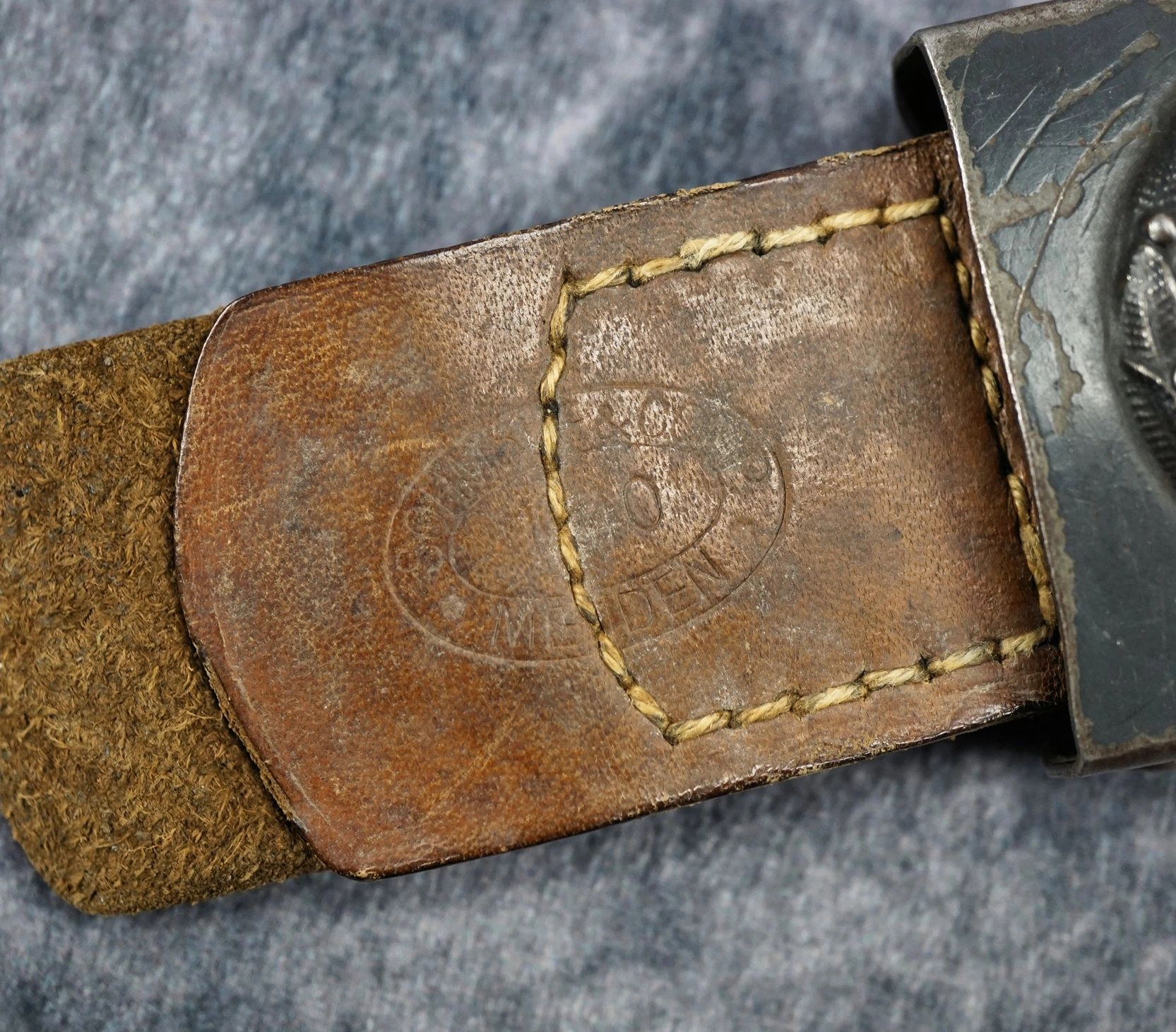 SOLD - LAYAWAY - Black Luftwaffe Enlisted Man Belt - Image 6