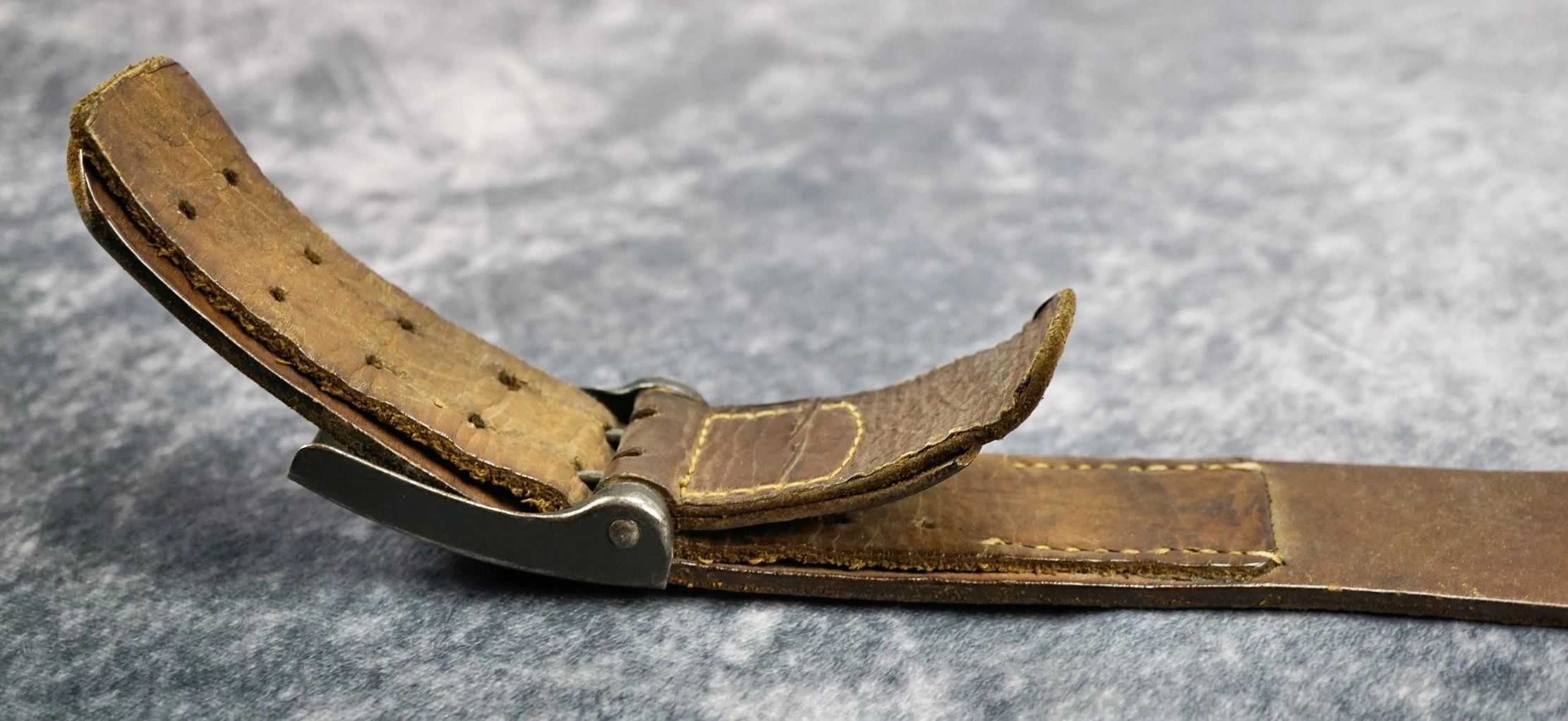 SOLD - LAYAWAY - Black Luftwaffe Enlisted Man Belt - Image 8