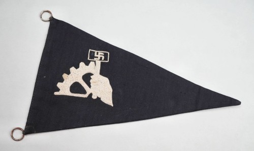 SOLD - LAYAWAY - Chain Stitched NSBO Pennant