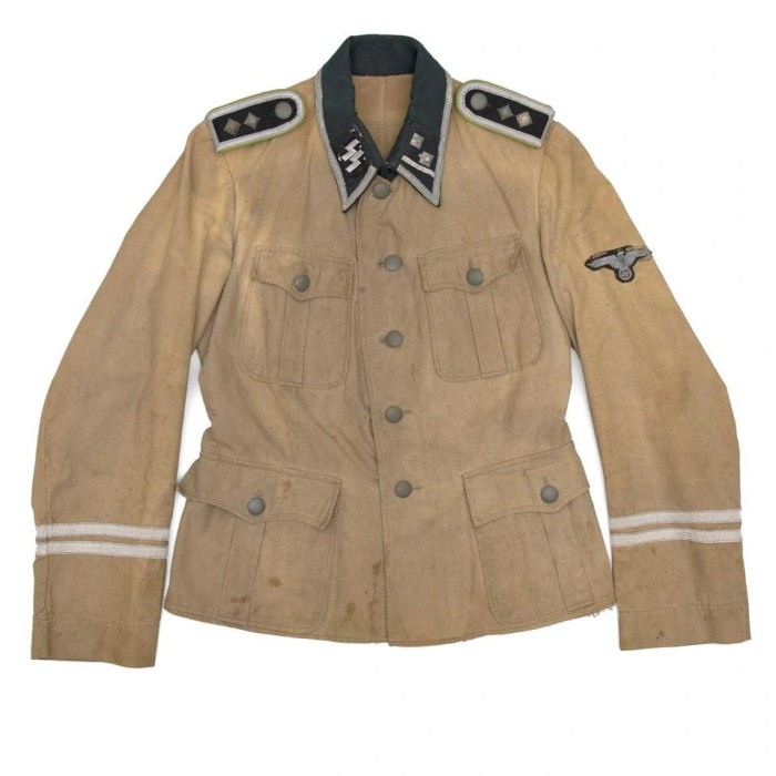 SOLD - Lightweight 4 Pocket Waffen- SS Hauptscharführer und Spiess Tunic