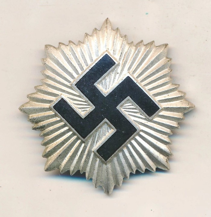 SOLD - Luftschutz Air Defense Visor Cap Insignia