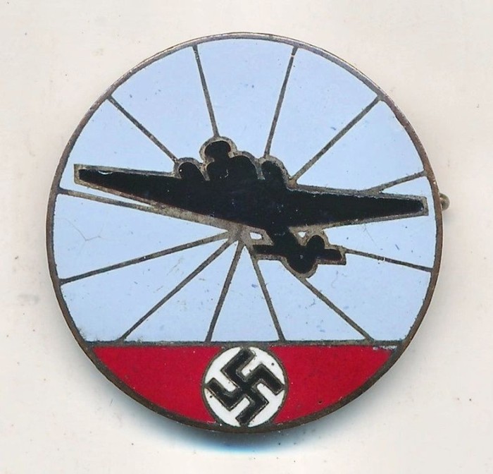 SOLD - Luftschutz Aircraft Spotter Enamel Pin